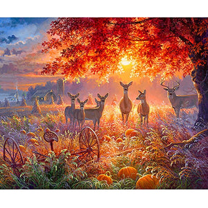 Handmade Tapestry "Through the Forest Light”