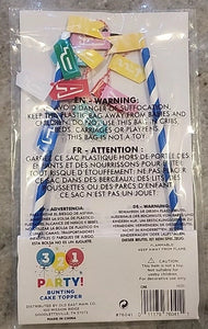 321 Party Bunting Cake Topper Bundle of 19