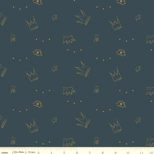 Spin and Twirl Crowns Oxford Cotton Fabric