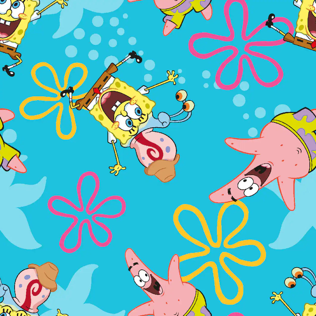 Spongebob & Friends Cotton Fabric