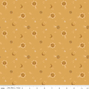 Created with Love Light & Dark Sunshine Cotton Fabric