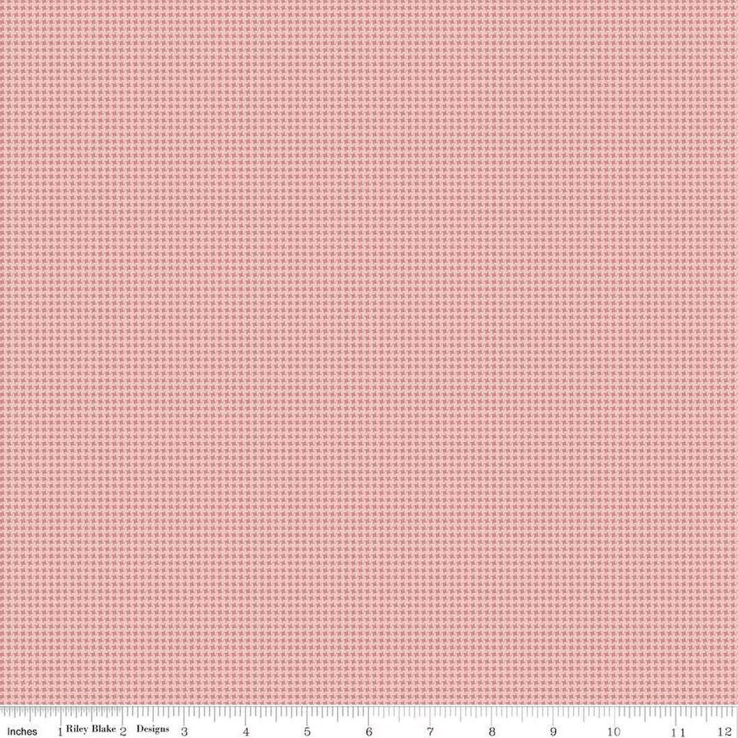 Anne of Green Gables Gingham Pink Cotton Fabric