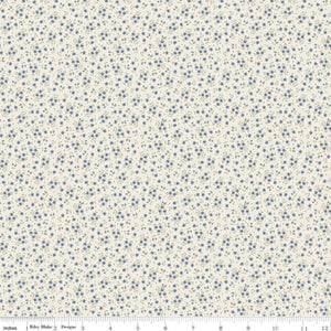 Anne of Green Gables Ditsy Blue Cotton Fabric