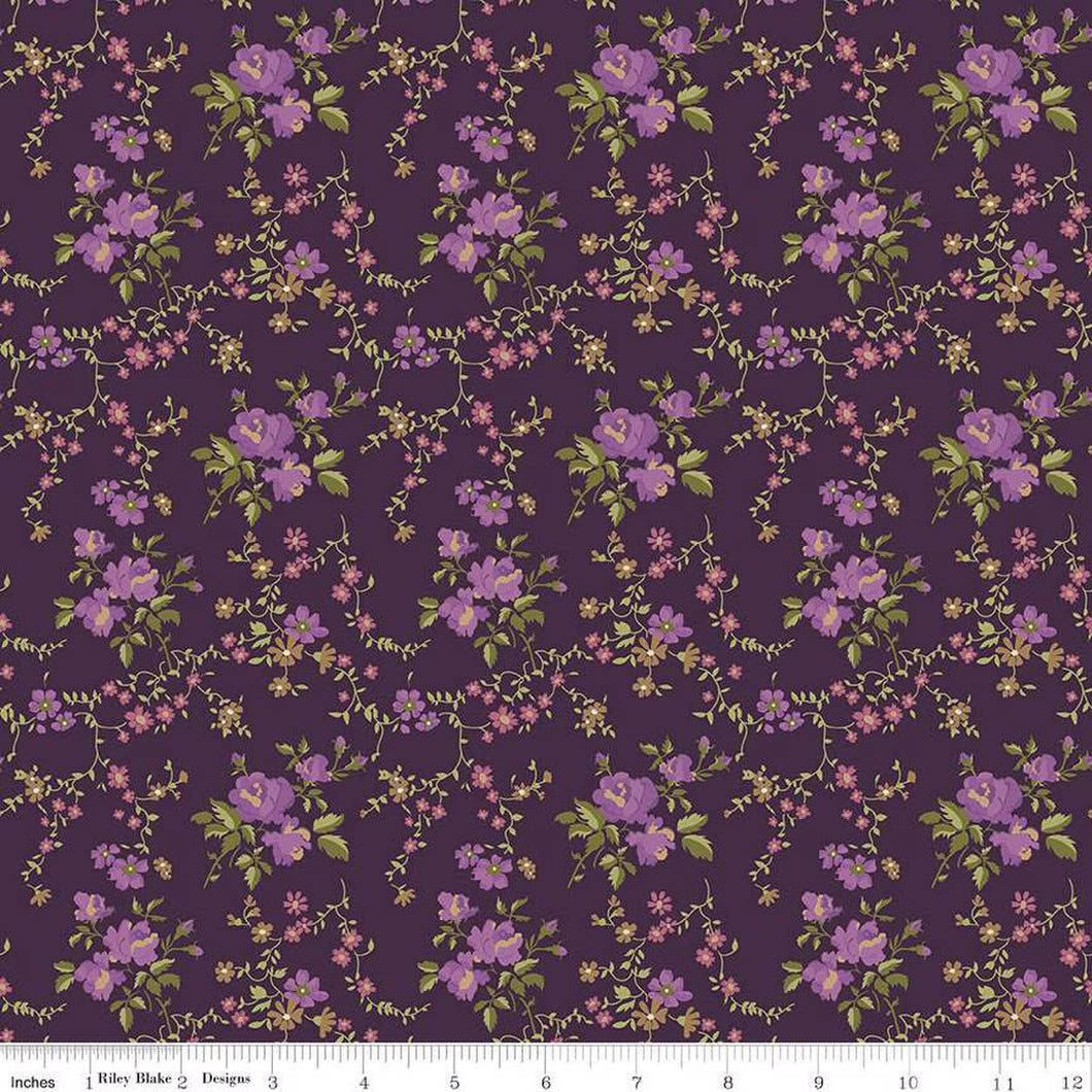 Handmade Placemat Or Table Runner  Anne of Green Gables™ Floral Wine