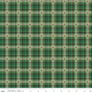 Only You Smokey Bear Plaid Forest Cotton Fabric