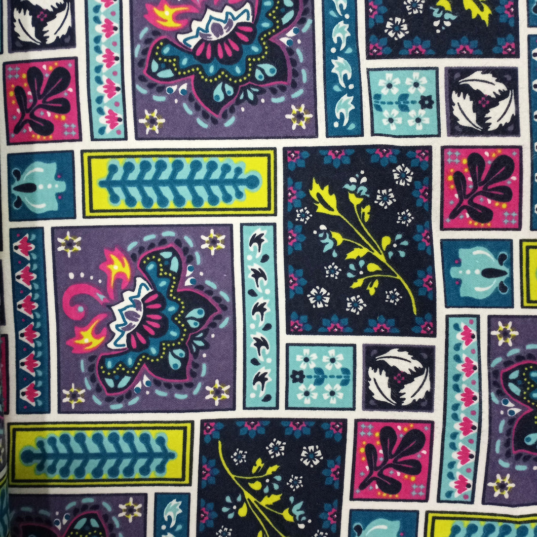 Floral Flannel Fabric