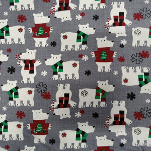 Polar Bear Flannel Fabric