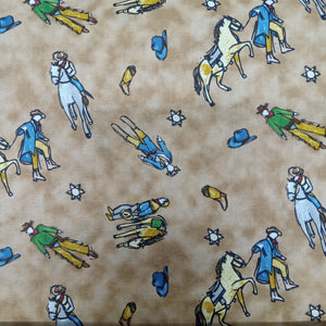 Cowboy Tan Cotton Fabric