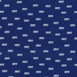 NY Giants Mini Cotton Fabric