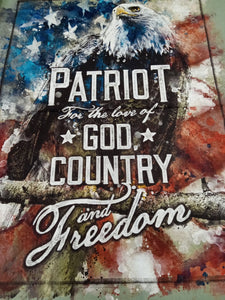 Faith Patriotic Panel Fabric