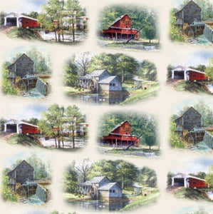Old Mill Cotton Fabric