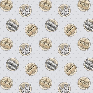 Precious Moments Baby Animals Badges Cotton Fabric
