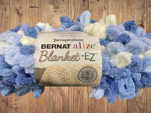 Yarninspirations blanket-Ez “Denim Blues”