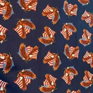 Eagles Patriotic Flag Cotton Fabric