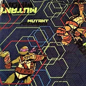 Ninja Turtles Mutant Dark Blue Fleece Fabric