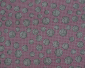 Volleyball Flannel 60" Wide Fabric