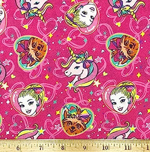 Jojo Friends are Magic Cotton Fabric