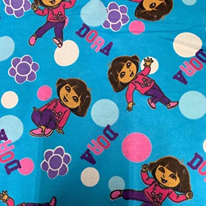 Handmade Blanket, Burp Rag/ Security Blanket, and Bib Dora the Explorer