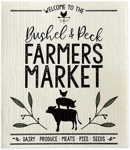 Design Imports India Swedish Dishcloth, Farmer's Market