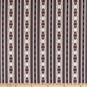 Tucson Small Stripe Gray Cotton Fabric