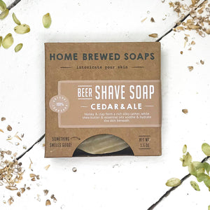 Shaving Soap - Cedar & Ale Beer Soap