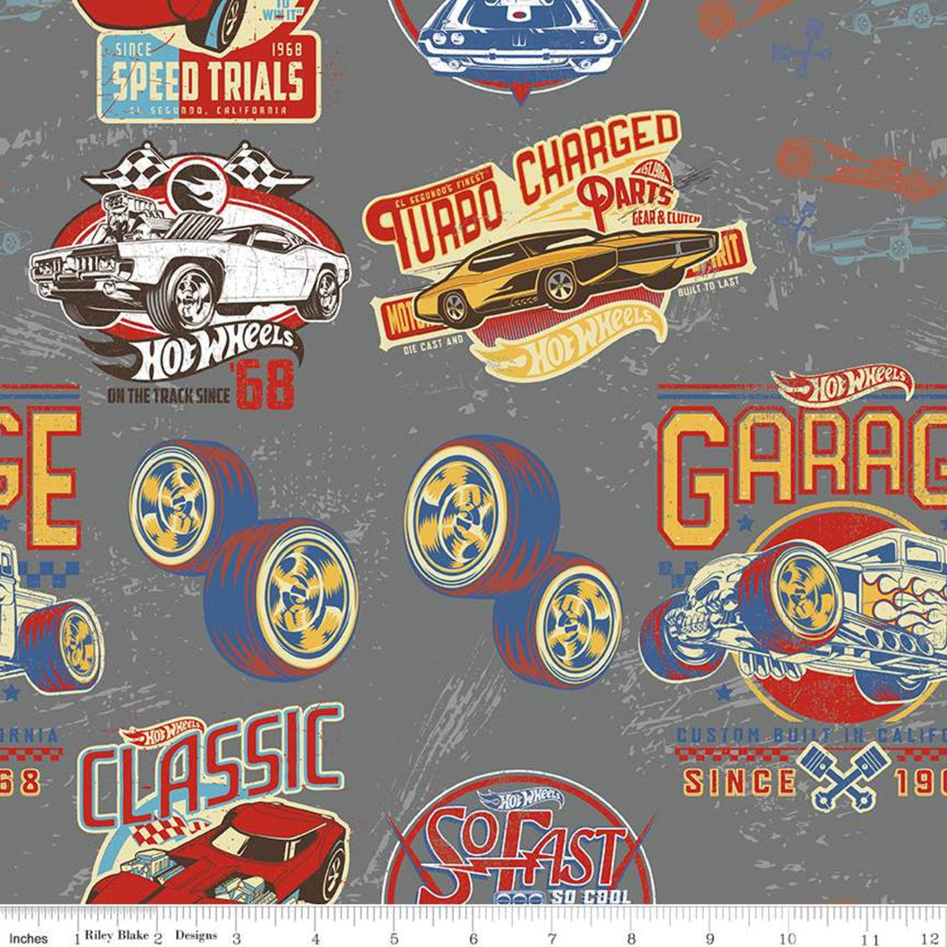 Hot Wheels Classic Main Cast Iron Cotton Fabric