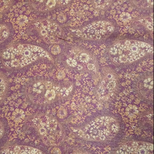 Paisley Copper 45" Cotton Fabric