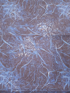 Textured Navy Blue Marble Cotton Fabric