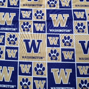 College U of W Cotton Fabric