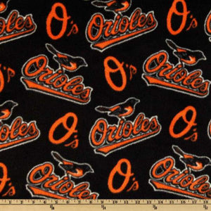 Orioles Fleece Fabric