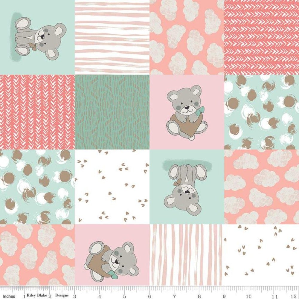 Sleep Tight Cheater Multi Cotton Fabric