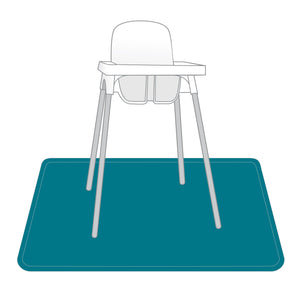 Teal Splash Mat by BapronBaby