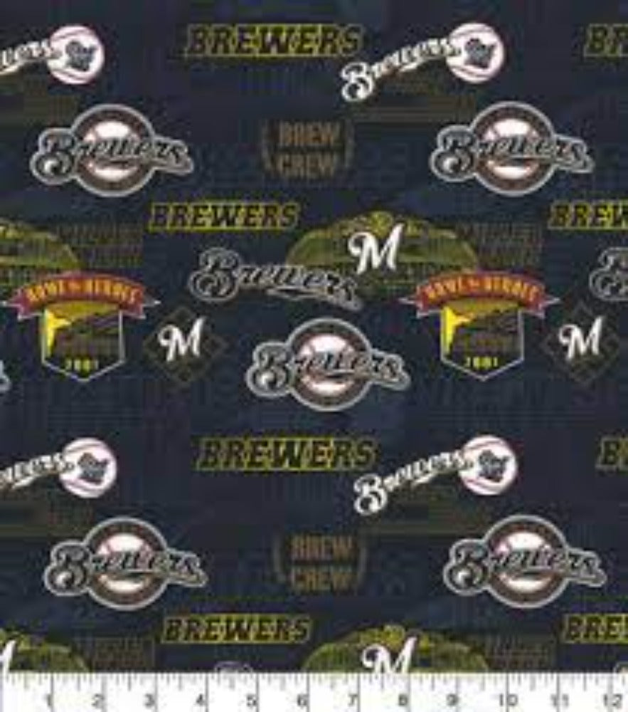 Brewers Stadium Cotton Fabric