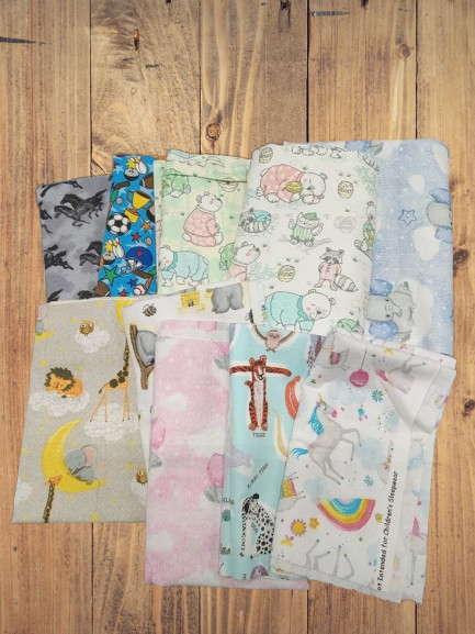 10 Fat Quarters - Assorted A.E. Nathan Comfy Flannel Fat Quarter Bundle