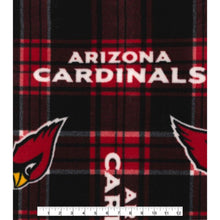 Load image into Gallery viewer, A Cardinals Plaid Fleece Fabric
