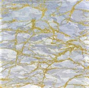 Marble Glittery Cotton Fabric