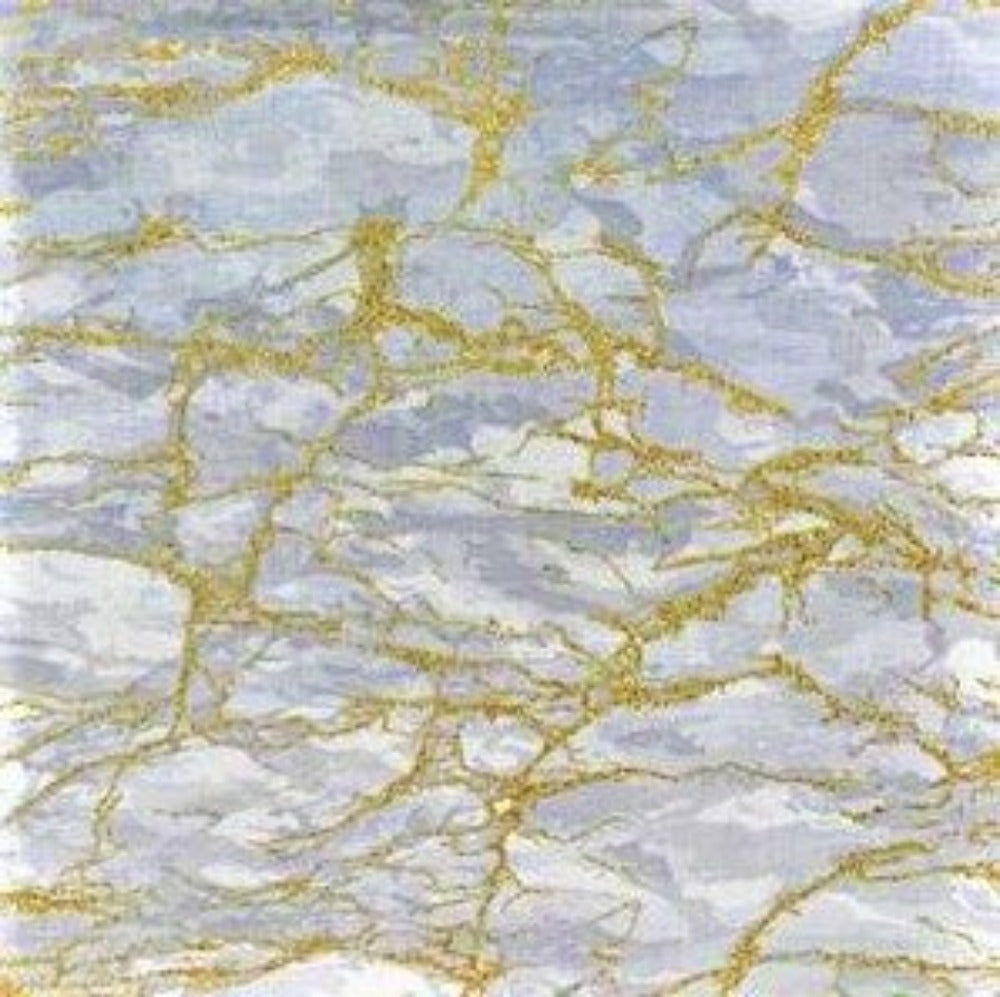 Marble Glittery Cotton Fabric