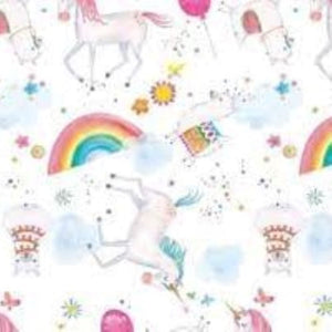 Handmade Blanket, Burp Rag/ Security Blanket, and Bib Unicorn Fantasy