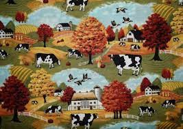 The Farm Cotton Fabric
