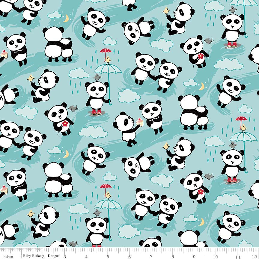Handmade Blanket, Burp Rag/ Security Blanket, and Bib Panda Love