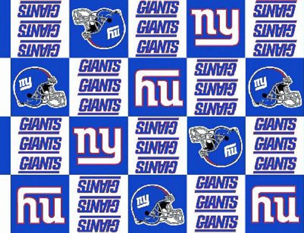 NY Giants Checker Fleece
