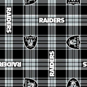 Raiders Plaid Fleece