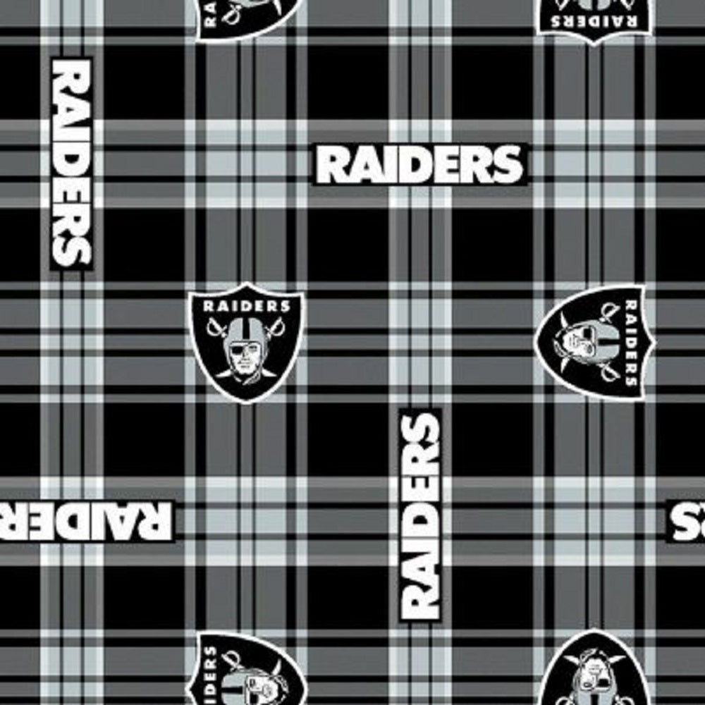 Raiders Plaid Fleece