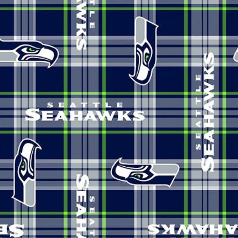Seahawks Plaid Fleece