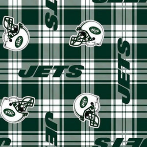 Jets Plaid Fleece