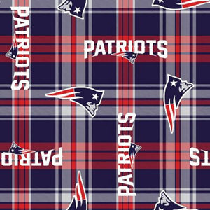 Patriots Plaid Fleece