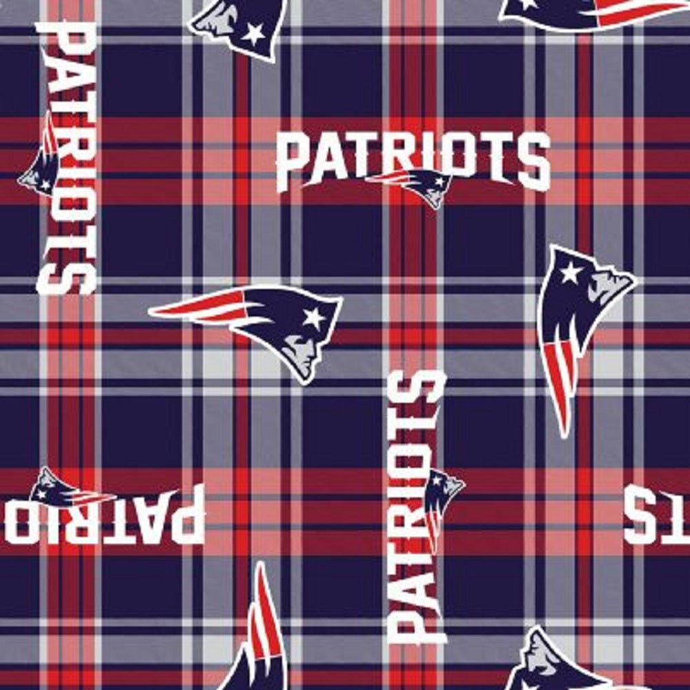Patriots Plaid Fleece