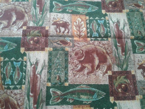 Wildlife Cattails Cotton Fabric