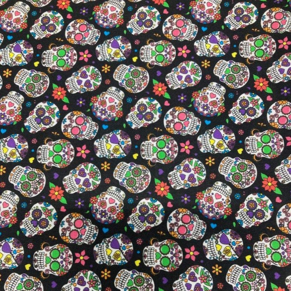 Sugar Skulls Cotton Fabric