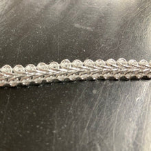 Load image into Gallery viewer, 3/8&quot; x 10 yd Silver Matallic Gimp Trim
